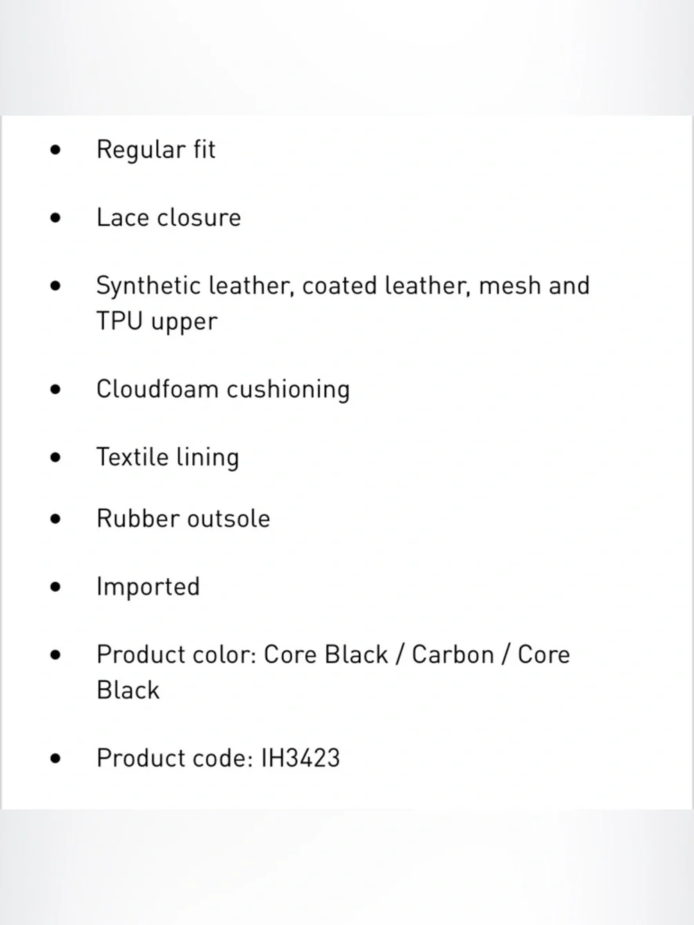 Adidas Subzone Sneakers with Cloudfoam cushioning Black Men 7.5/Women 8.5 NEW - Picture 6 of 6